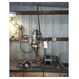 Wire Wheel, Drill in Press, Drill Vise, Hand Drill
