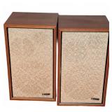 Pair Lafayette Criterion 3X Vintage Speakers 60W 8