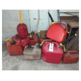 Plastic Gasoline Cans with Spouts