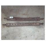 Two Steel Tractor Drawbars