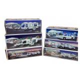 (6) Hess Toy Trucks in Original Boxes