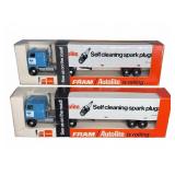 Ertl 1:64 Fram Autolite Die-Cast Truck Pair in