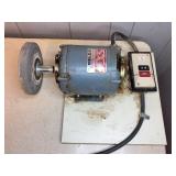 Delco Electric Motor Bench Grinder 1/4 HP Model