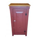 Wood Storage Cabinet 25x16x48 Inches With Shelves