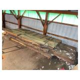 Large Black Walnut Lumber Contents Lot, Barn Loft