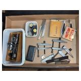 Machinist Tools With Indicators and Chucks