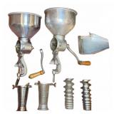 (2) Victoria Model 3 Meat Grinders