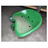 John Deere Metal Tractor Seat w/ Mounting Bracket