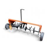 Tow-Behind Lawn Plug Aerator w/ Steel Tines, 48"