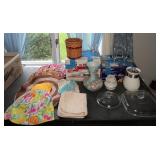 Glassware, Textiles, Vase, Basket