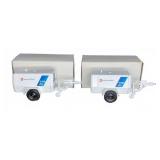 (2) NZG Ingersoll-Rand 175 80 Model Trailers