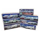 (7) Hess Toy Trucks in Original Boxes
