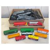 TYCO HO Scale Train Lot with Track and Cars