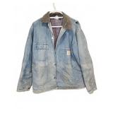 Carhartt Blanket Lined Denim Chore Jacket