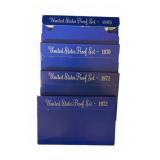 (4) United States Proof Sets: 1969ï¿½1972