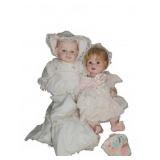 SFBJ 252 Paris Bisque Baby Dolls Pair