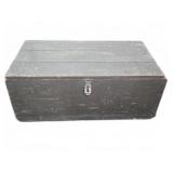Wooden Storage Chest With Metal Latch