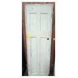 2 Vintage Painted Wood Interior Doors