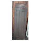 3 Antique Wooden Paneled Doors