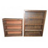Wood Wall Hanging Display Shelves