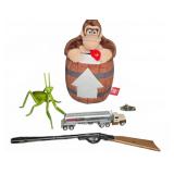 Donkey Kong Plush, Bug Figures, Toy Rifle, Truck