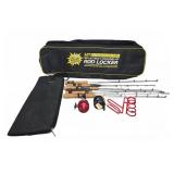 HT Hi-Tech Fishing Rod Locker With Poles Reels