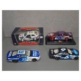 4 Die-Cast Cars: Burago Ford Escort, Racing