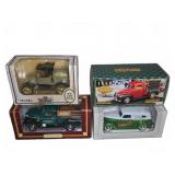 ERTL Die-Cast Truck Bank Lot, 4 Pieces Assorted