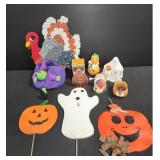 Halloween and Thanksgiving Decor Lot