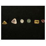 Cut Gemstones in Various Colors
