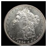 1904- O Morgan Silver Dollar US Coin