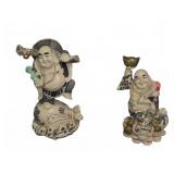 Ceramic Laughing Buddha Figurines
