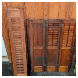 Vintage Wood Shutters, 6 Pieces