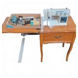 Capitol Model 900 Vintage Sewing Machine Cabinet