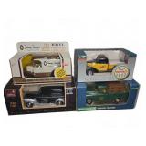 4 - Die-Cast Metal Delivery Truck Bank
