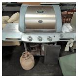 Fiesta 4-Burner Gas Grill With Propane Tank