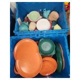 Melmac Dinnerware Set, Assorted Colors