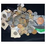 1015 Grams Mixed Coins and Currency
