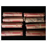Eight Rolls of Mixed Wheat Pennies Cents