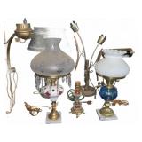 Table and Floor Lamps Lot of 7