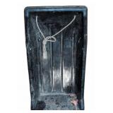 Otter II Sled Black Utility Sled with Rope
