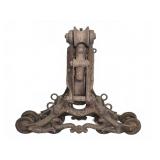 Olio No. 1115 Cast Iron Barn Trolley Pulley