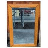 Rectangular Wood Frame Mirror 20.5" x 32.5"