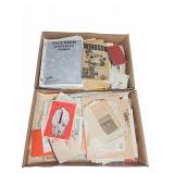 Ephemera Lot: Manuals, Cards, Playbill, TV Guide