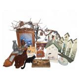 Decorative Home Decor Lot With Birdhouses