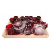 Anchor Hocking Royal Ruby Glassware