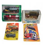 Die-Cast Toy Car Lot: Hess, Ford, Tide, Matchbox