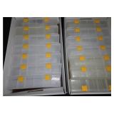 14 Plastic Storage Boxes with Dividers