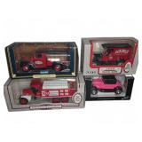 4 Die-Cast Truck Banks Agway TSC Ertl Assrt