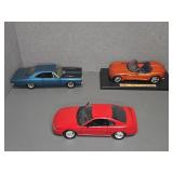 3 Diecast Model Cars with Maisto